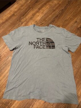 Men’s The North Face Light Blue Short Sleeve Logo Tee